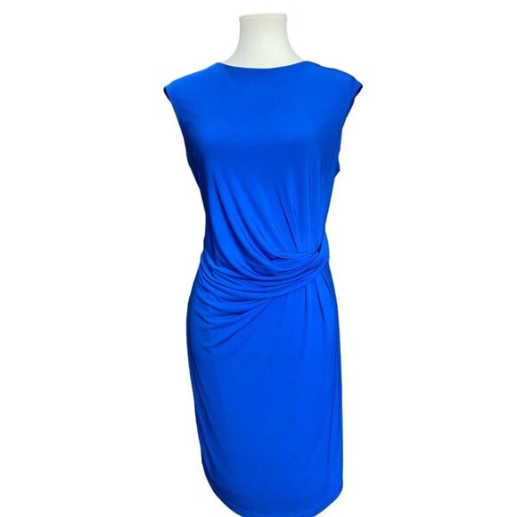 Like New! Donna Morgan Electric Blue Dress - Picture 1 of 5